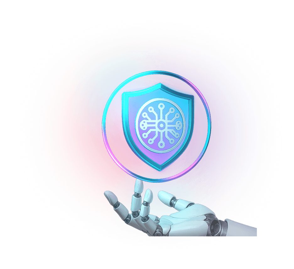 shield on robot hand