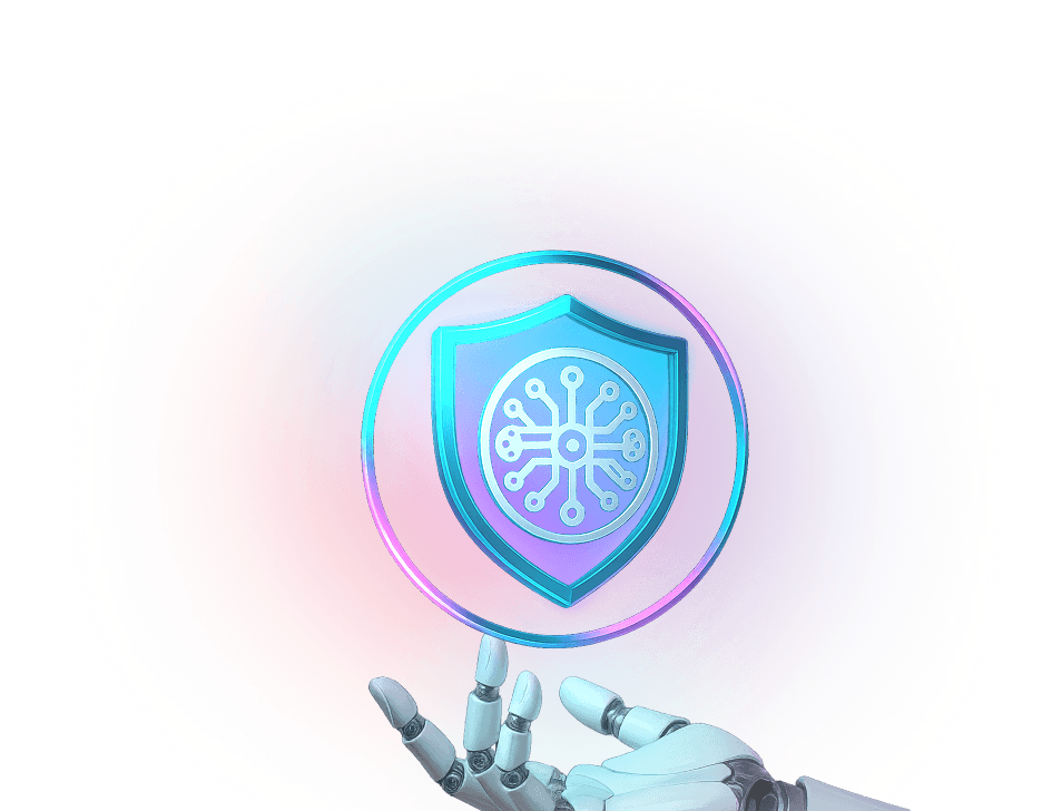 shield on robot hand